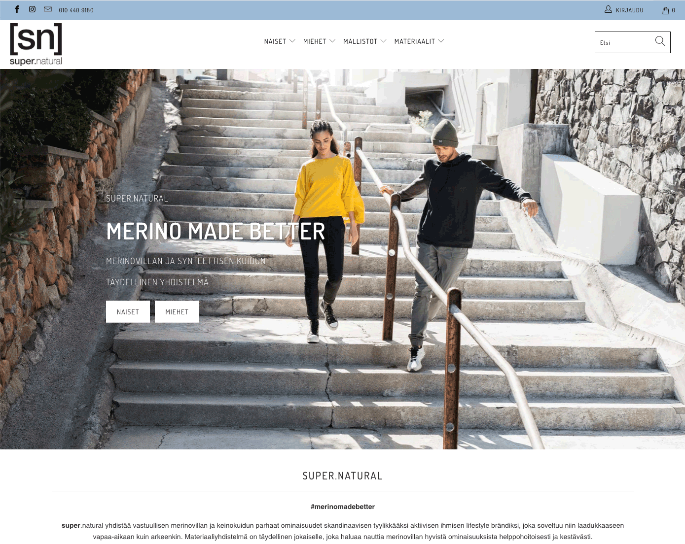 supernatural-merino.fi Verkkokauppa on auki!